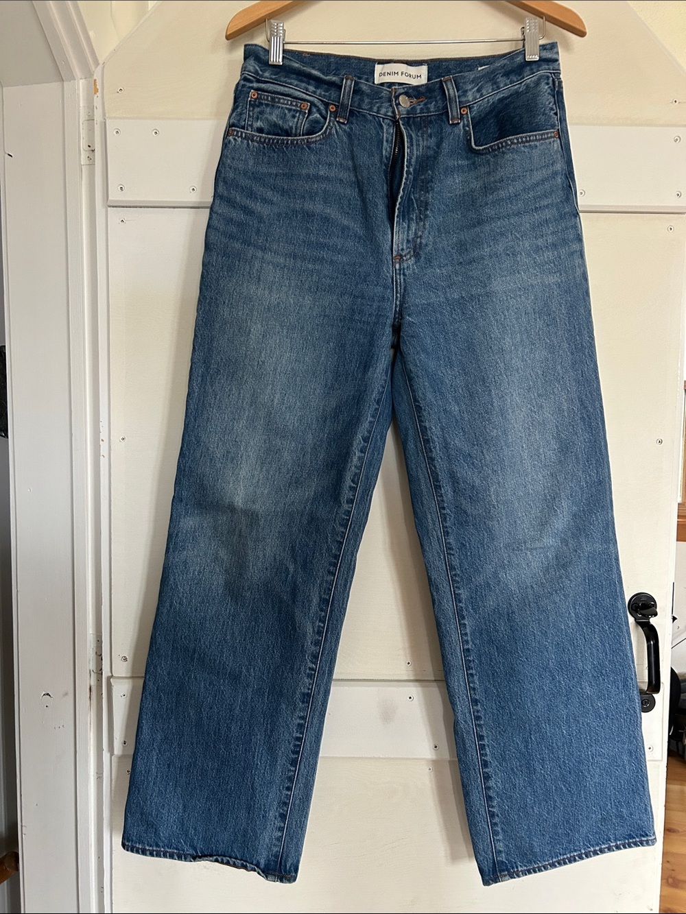 Denim Forum Farrah High Rise Wide Jean